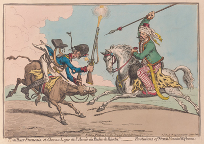 Tirailleur Francais, et Chevau Leger de l'Armée du Pacha de Rhodes