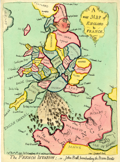 The French Invasion, or John Bull Bombarding the Bum-Boats