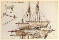 Study of Ship's Cathead