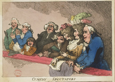 Thomas Rowlandson. Comedy Spectators