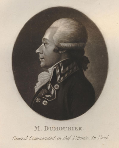 M. Dumourier, General Commandant en chef l'Armee du Nord