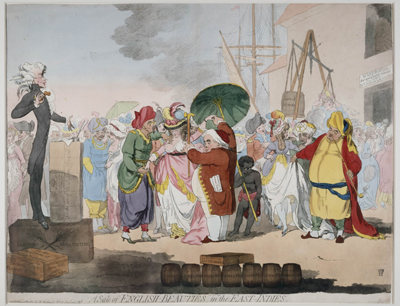 A Sale of English Beauties in the East-Indies