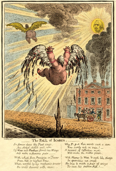 The Fall of Icarus [1807]. Trustees of the British Museum