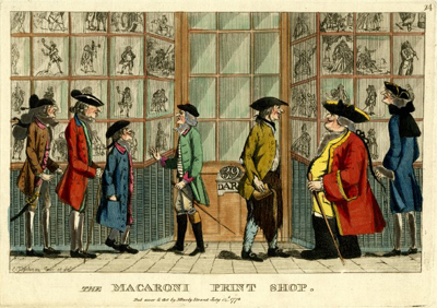The Macaroni Print Shop. Trustees of the British Museum