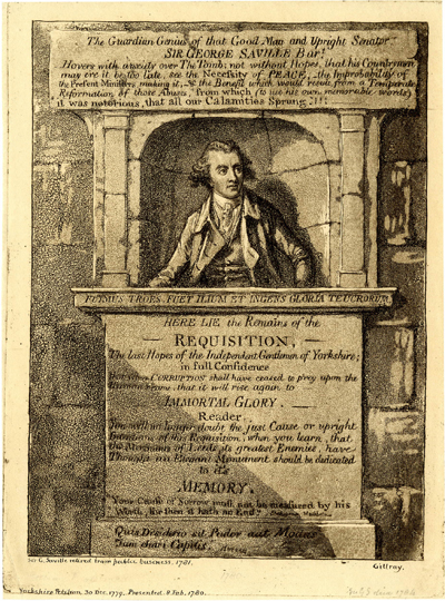 [Tomb of Sir George Savile]. Courtesy of the Trustees of the British Museum