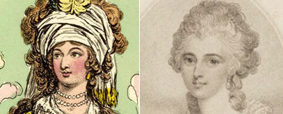 Two views of the Duchess of Rutland