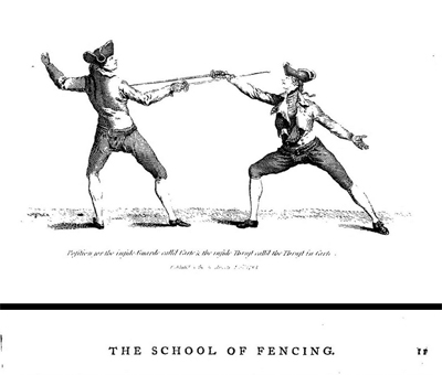 Illustration from The School of Fencing