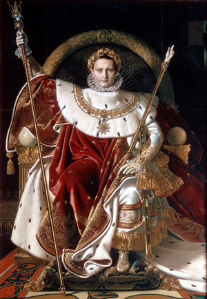 Napoleon on his Imperial Throne