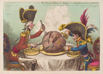 The Plumb Pudding in Danger Courtesy of the National Portrait Gallery