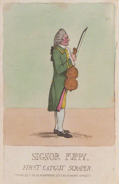 Signor Puppy: First Catgut Scraper. Courtesy of the National Portrait Gallery, London.