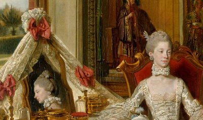 Detail: Queen Charlotte with her Two Eldest Sons