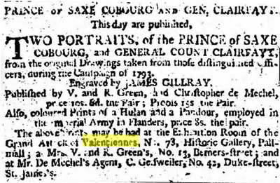 An Ad for Further Prints Related to
the Exhibition