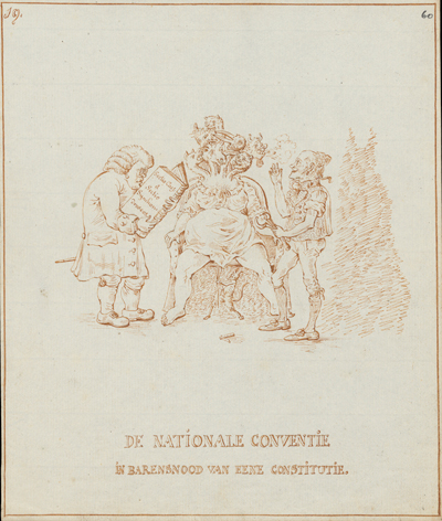 De Nationale Conventie in Barensnood van Eene Constitutie