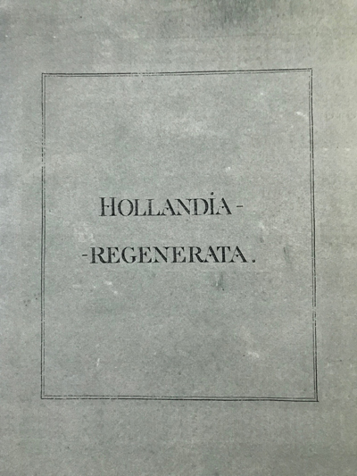 Hollandia Regenerata Cover