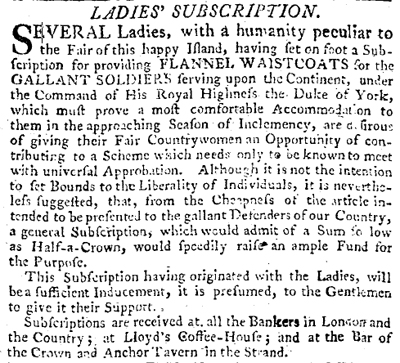 Ladies' Subscription