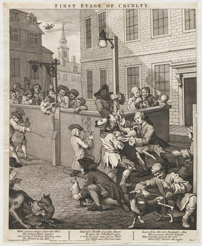 William Hogarth, First Stage of Cruelty