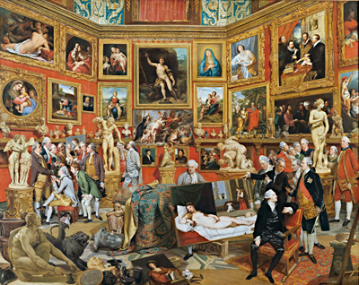 The Tribuna of the Uffizi